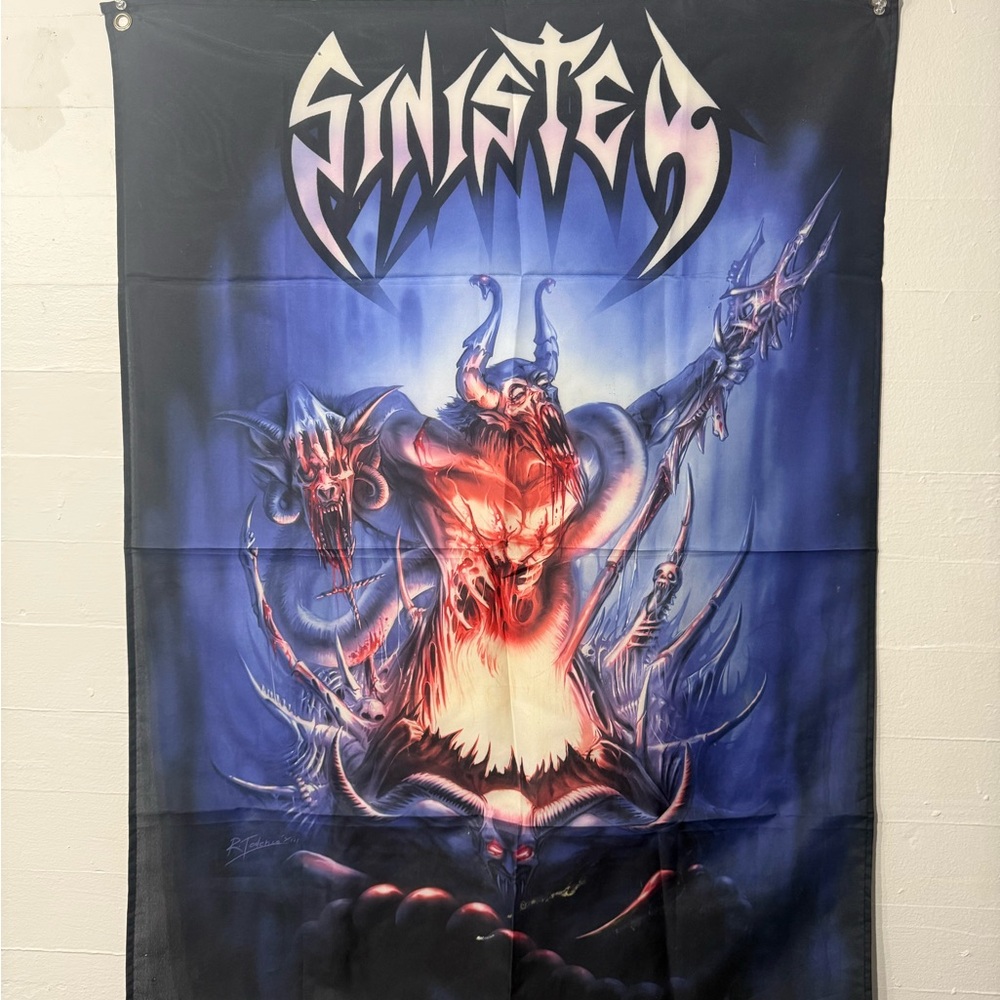 Sinister Poster Flag Death Metal